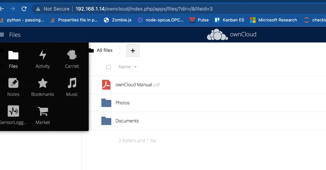 Owncloud local image